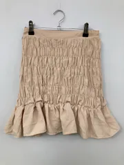 C ショート/ミニスカート M  ヒップ87～95   ウエスト64～70 ベージュ