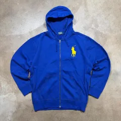 ポロラルフローレン BIG ポニー コットン メッシュ フーディー ジップアップ