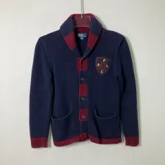 ポロラルフローレン コットン ショールカラー カーディガン M