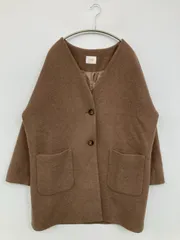 LOWRYS FARM ローリーズファーム ノーカラージャケット F ブラウン