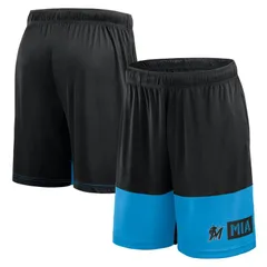 ファナティクス メンズ ボトムス ハーフパンツ・ショーツ ショートパンツ Mens Fanatics Black Miami Marlins Best of the Best Shorts Mrl Black ブラック