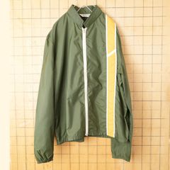 70s 80s USA Sears ナイロンジャケット L グリーン ss81 - メルカリ