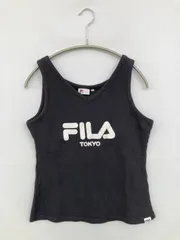 FILA フィラ タンクトップ M ブラック