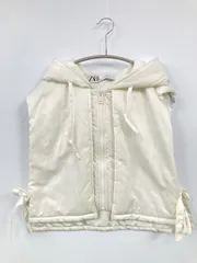 ZARA ザラ ベスト M ホワイト