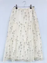 COMME CA ISM コムサイズム スカート M ホワイト