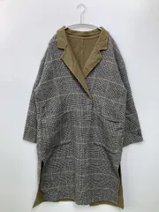 ステンカラーコート グレー