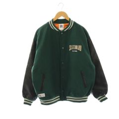 VISION STREET WEAR スタジャン オリーブグリーン - メルカリ