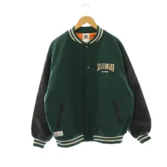 ヴィジョン ストリート ウェア VISION STREET WEAR タグ付き スタジャン ブルゾン レザー切替 M カーキ /SS ■OS ■GY12のサムネイル