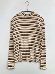 earth music&ecology アースミュージックアンドエコロジー Tシャツ/カットソー M アイボリー