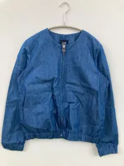 GAP ギャップ ノーカラージャケット XS ブルーのサムネイル
