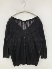 CINEMA CLUB シネマクラブ カーディガン/ボレロ LL ブラック