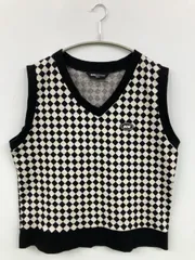 BASIC COTTON ベーシックコットン ベスト ブラックのサムネイル