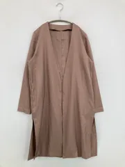OMNES オムネス ノーカラーコート ブラウンのサムネイル