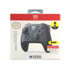 ●HORI 周辺機器 ワイヤレスホリパッドTURBO for Nintendo Switch 2 ミストブラック USBコード欠品 動作未確認