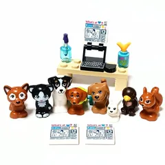 レゴ 正規品 中古 動物セット 犬 キツネ ネコ リス等 フレンズ レゴブロック【管理番号：3407】
