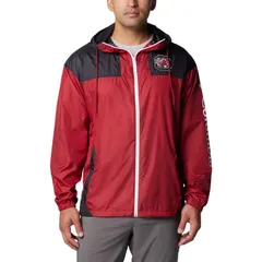 コロンビア メンズ アウター ジャケット・ブルゾン パーカー Mens Columbia Garnet South Carolina Gamecocks Flash Challenger II OmniShade FullZip Hoodie Windbrea