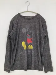 Disney ディズニー Tシャツ/カットソー M グレー