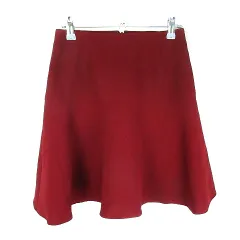 ビーミングバイビームス B:MING LIFE STORE by BEAMS スカート フレア ミニ バックファスナー 薄手 無地 S 赤 レッド ボトムス /T2のサムネイル