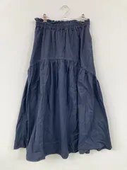 niko and ... ニコアンド ロングスカート F ネイビー