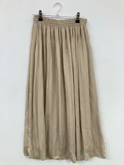 UNIQLO ユニクロ ロングスカート S   ウエスト60-66cm   ヒップ85-91cm ベージュ