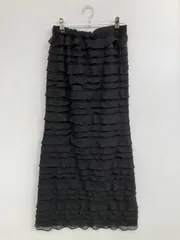 AZUL by MOUSSY アズールバイマウジー ロングスカート FREE ブラック