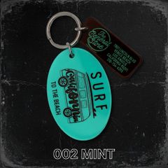 【USA DESIGN】ビンテージ レトロ アメカジ サーフ カリフォルニア ハワイ アメリカン アメカジ アクリル キーホルダー  ; USAK-002MT