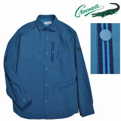 クロコダイルシャツ 長袖シャツジャケット 軽量一重 シャツブルゾン ベンチレーション機能 アウトドア 春夏