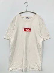 FILA フィラ Tシャツ/カットソー L ホワイト