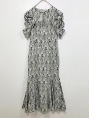 AnMILLE アンミール フロントリボンマーメイド ワンピース グレー ■■ レディース