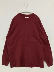 UNIQLO U ユニクロユー Tシャツ/カットソー L レッド
