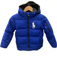 ♪♪POLO RALPH LAUREN ポロラルフローレン キッズ 子供 男の子 ジャンパー ダウン SIZE 120cm ブルー