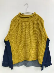 Bou Jeloud ニット/セーター FREE イエロー