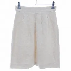 プロポーション ボディドレッシング PROPORTION BODY DRESSING タイトスカート ミニ タック バックファスナー コットン 花柄 1 ピンク ボトムス /T2