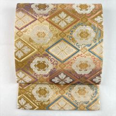 未着用 袋帯 輪奈ビロード モール 花紋 金糸 着物 051b p - メルカリ
