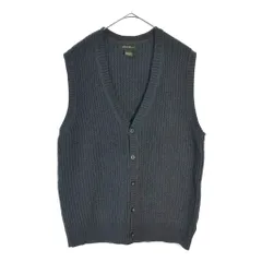 Eddie Bauer エディーバウアー コットンニットベスト グレー(メンズ L)中古 古着 X6524