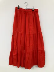 UNIQLO ユニクロ ロングスカート M レッド