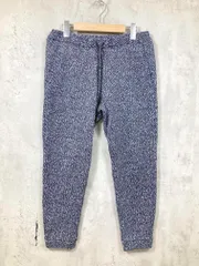 BEAUTY & YOUTH ビューティ&ユース ユナイテッドアローズ ニットフリース テーパード パンツ sizeS/紺 ■■ メンズ