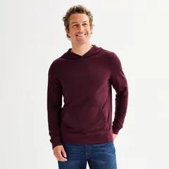 ソノマ メンズ アウター ニット・セーター パーカー Mensonoma Goods For Life DoubleKnit Hoodie Plum プラムのサムネイル