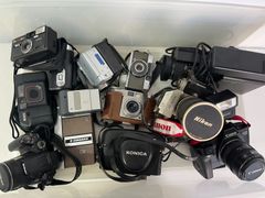 ジャンク】カメラ12点まとめ＋おまけ付き フィルムカメラ デジカメ