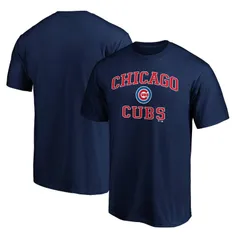 ファナティクス メンズ トップス Tシャツ Mens Fanatics Branded Navy Chicago Cubs Team Heart Soul TShirt Cub Navy ネイビー