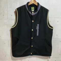 PHATEE ファッティー フリース ベスト アウター ノースリーブ ジャケット ヘンプ XL ブラック 黒 メンズ SU-4-5のサムネイル