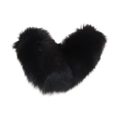 美品 SAGA FURS サガファーズ フォックスファーティペット ダークブラウン レディース 古着 中古 USED