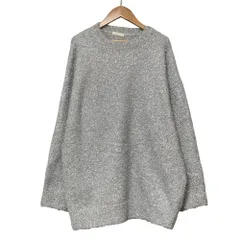 美品 LOUNGEDRESS ラウンジドレス シャギーニット セーターFree グレー レディース 古着 中古 USED