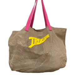 美品 LUDLOW ラドロー ロンハーマン別注 メッシュ トートバッグ ベージュ レディース 古着 中古 USED