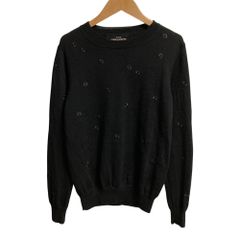 미품 tricot COMME des GARCONS 트리코콤데가르손 플라워 울 니트 스웨터 AD2020 사이즈 M 블랙 레이디스 헌옷 중고 USED
