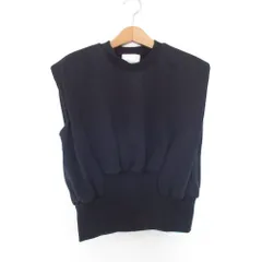 美品 3.1 Phillip Lim 3.1 フィリップリム ノースリーブ スウェット トップス XS ブラック レディース 古着 中古 USEDのサムネイル