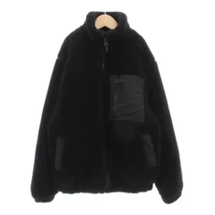 ザラ ZARA ボアフリースジャケット 140 ジップアップ 黒 ブラック /AE