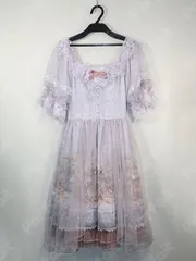 コスプレ衣装 汎用衣装／ロリータ風ワンピース（紫）（Mサイズ）