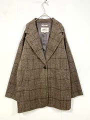 niko and... ニコアンド NKN25707AD ウーリーテックジャケット コート sizeM/茶 ■■レディース