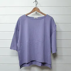 スタジオクリップ カットオフ カットソー L パープル studio clip｜20g2715*A